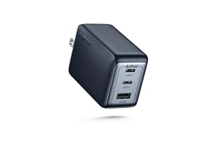 65W USB C Charger, oraimo 3-Port GaN Charger Ultra-Compact, PPS Super Fast Charging Block for MacBook Pro/Air, iPad Pro, Galaxy S23, Dell XPS 13, Note 20/10+, Steam Deck, and More