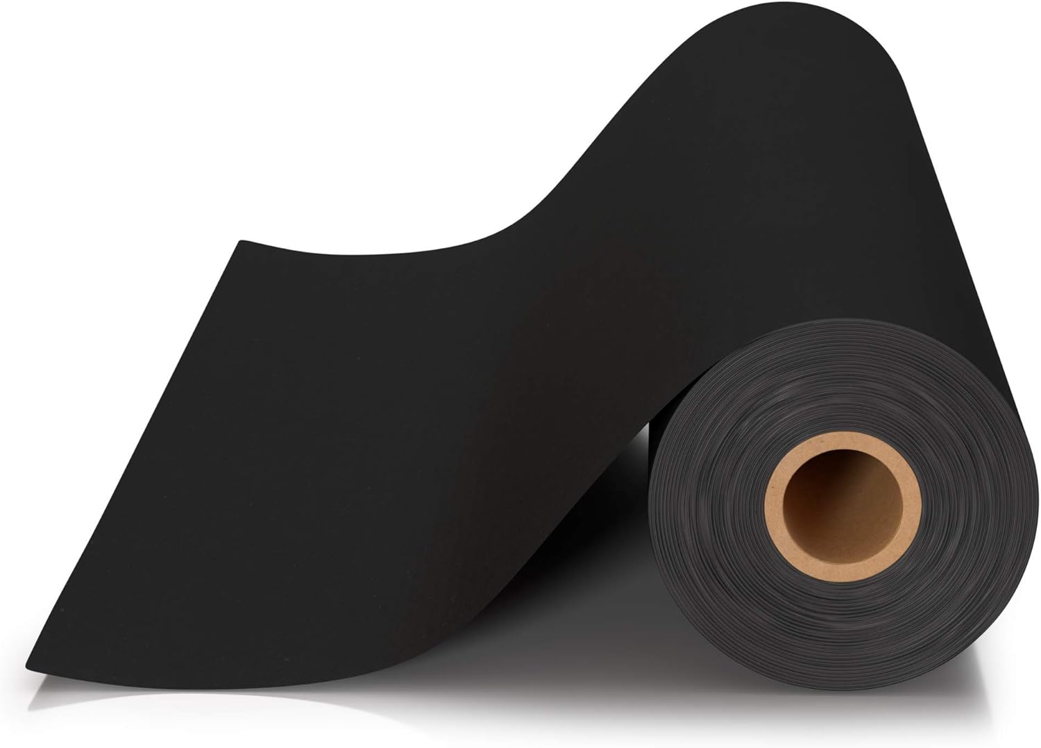 Black Kraft Arts and Crafts Paper Roll - 18 inches by 100 Feet (1200 Inch) - Ideal for Paints, Wall Art, Easel Paper, Fadeless Bulletin Board Paper, Gift Wrapping Paper and Kids Crafts - Made in USA
