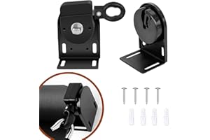 SEPROCHOO Coolaroo Replacement Part Cordless Crank Kit Roller Blind mounting Bracket Roller Shade Hardware for Coolaroo Outdoor Roller Shade Replacement Part Sun Shade Accessories (1, Black)