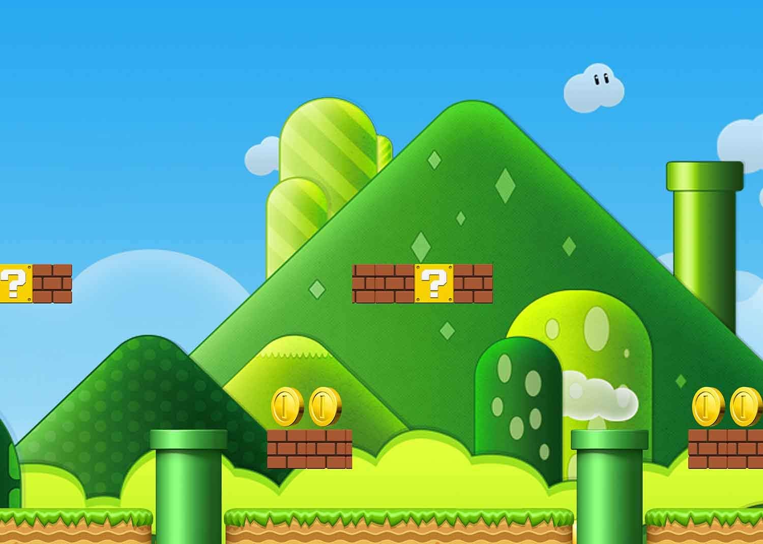 Amazon Webゲーム 背景幕 写真撮影用 7x5フィート スーパーマリオブラザーズ 背景 テーマ パーティー Youtube背景 フォトブーススタジオ小道具 Lsvv646 バックペーパー 背景布 通販