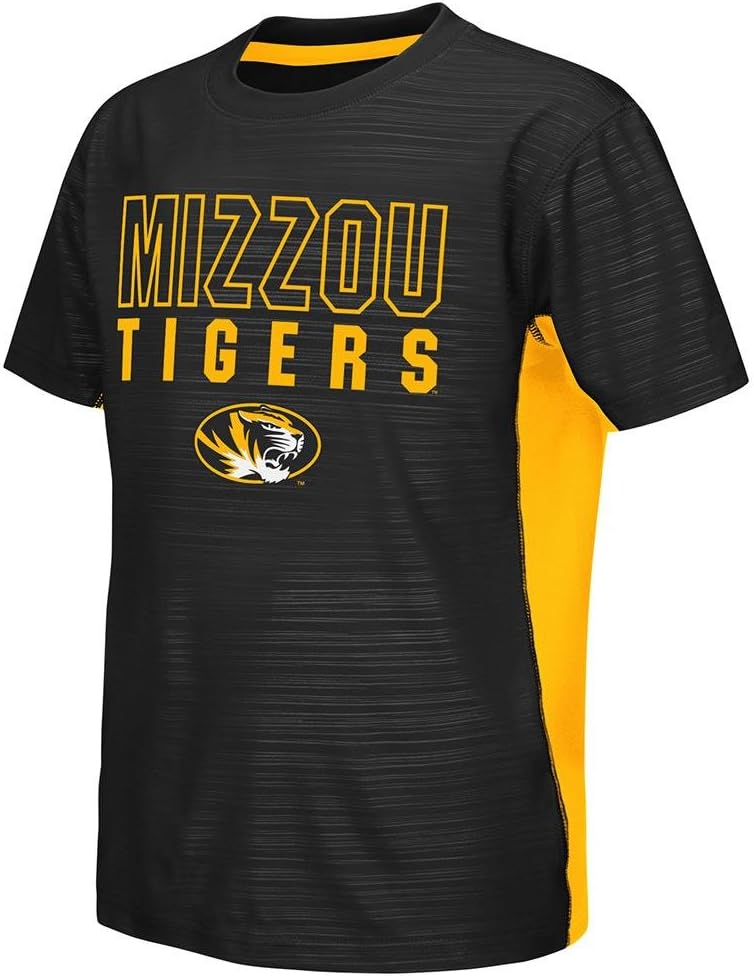 Team Color Youth NCAA Missouri Tigers Short Sleeve Tee Shirt Active