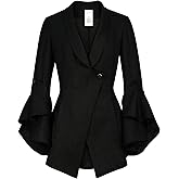 CHIC STAR Womens Linen Jacket Blazer