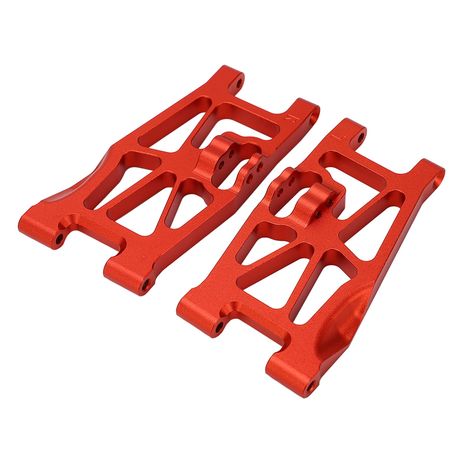 RiToEasysports RC Front Rear Suspension Arm Set, Aluminium Alloy Suspension Arms Swing Hem Arm for Losi Hammer Rey 1/10 RC Cars (Red) Car Model Accessories