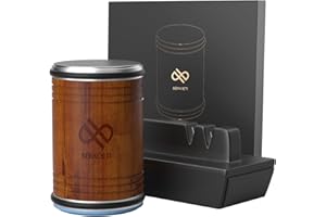 Berxoeti Rolling Knife Sharpener Kit - Pro-Grade Diamond & Ceramic Sharpening System with Enhanced Magnetic Base 15° and 20° Angles for Any Hardness of Steels - Perfect for Kitchen Knives, Chef Knive