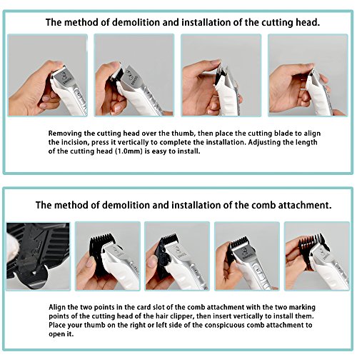 Dog Clippers,Sinhool Professional Dog Grooming Clippers Rechargeable