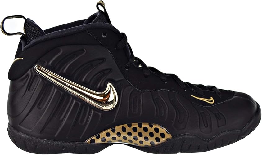 nike little posite pro metallic gold