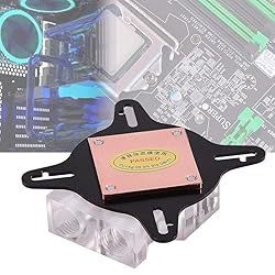 ASHATA GPU Water Block Water Cooling Cooler Acrylic