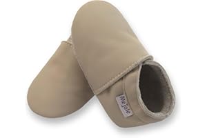 Mejale Baby Infant Toddler Shoes Slip-on Soft Sole Leather Moccasins Pre-Walkers
