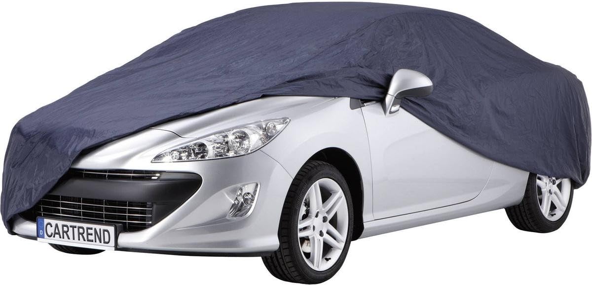 Cartrend Full car cover "New Generation", weatherproof, size L, polyester blue, for VW Passat and similar models