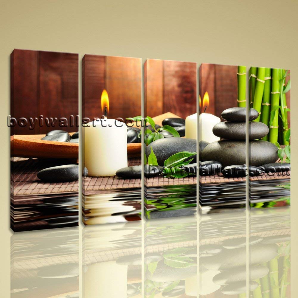 Modern Abstract Feng Shui Zen Giclee Print Canvas Stretched Wall Art Home Decor