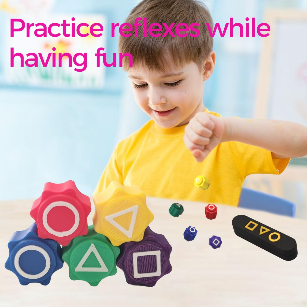 Gonggi Game Set – Traditional Korean Toss and Catch Marble Game, 5 Colorful Marbles, Improves Dexterity and Coordination, Ideal for Social Play and Skill Development