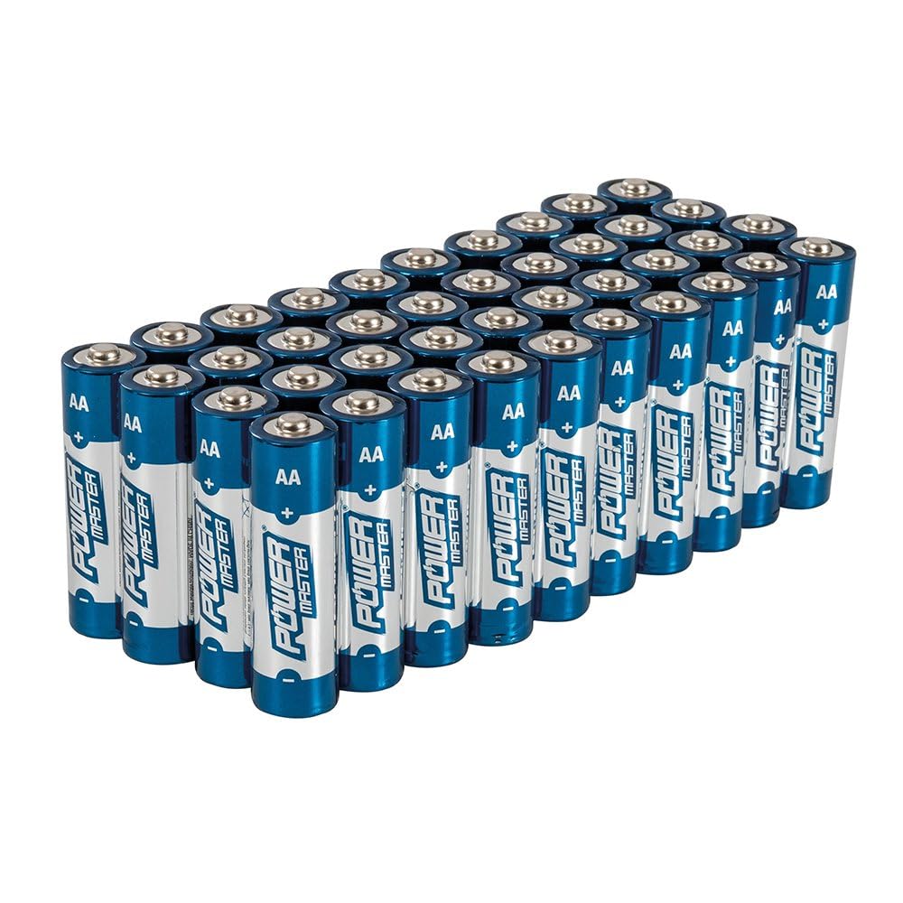 Powermaster 827540 AA Super Alkaline Battery LR6 40pk 40pk