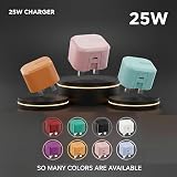 AMPLE 25W USB-C PD UK Charger 2 Pack for Lenovo Tab M10 P11 P12 White Cable view 9