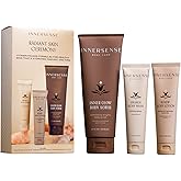 INNERSENSE - Radiant Skin Ceremony | Body Scrub (6.7 oz) + Wash + Lotion (2 oz each) | Hydrate, Firm, Refresh | For Women & Men, Non-Toxic, Cruelty-Free, Clean Bodycare