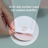 Angelcare Soft Touch Baby Bath Seat Pink Water Level Indicator Suction Cups view 6