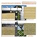 TANG 4' x 50' Privacy Fence Screen Green Shade Cloth with Grommets, Chain Link Fence Panels Outdoor Mesh Fabric Fencing, Balcony Windscreen Cover,Temporary Garden Fencing for Yard Deck Pool