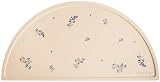 Mushie Silicone Placemat for Kids Non-Slip 48 x 23 cm Lilac Flowers