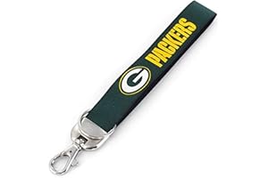 aminco NFL unisex-adult Deluxe Wristlet Keychain