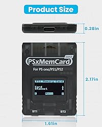 Guilekeys PSxMemCard Game Memory Card Compatible