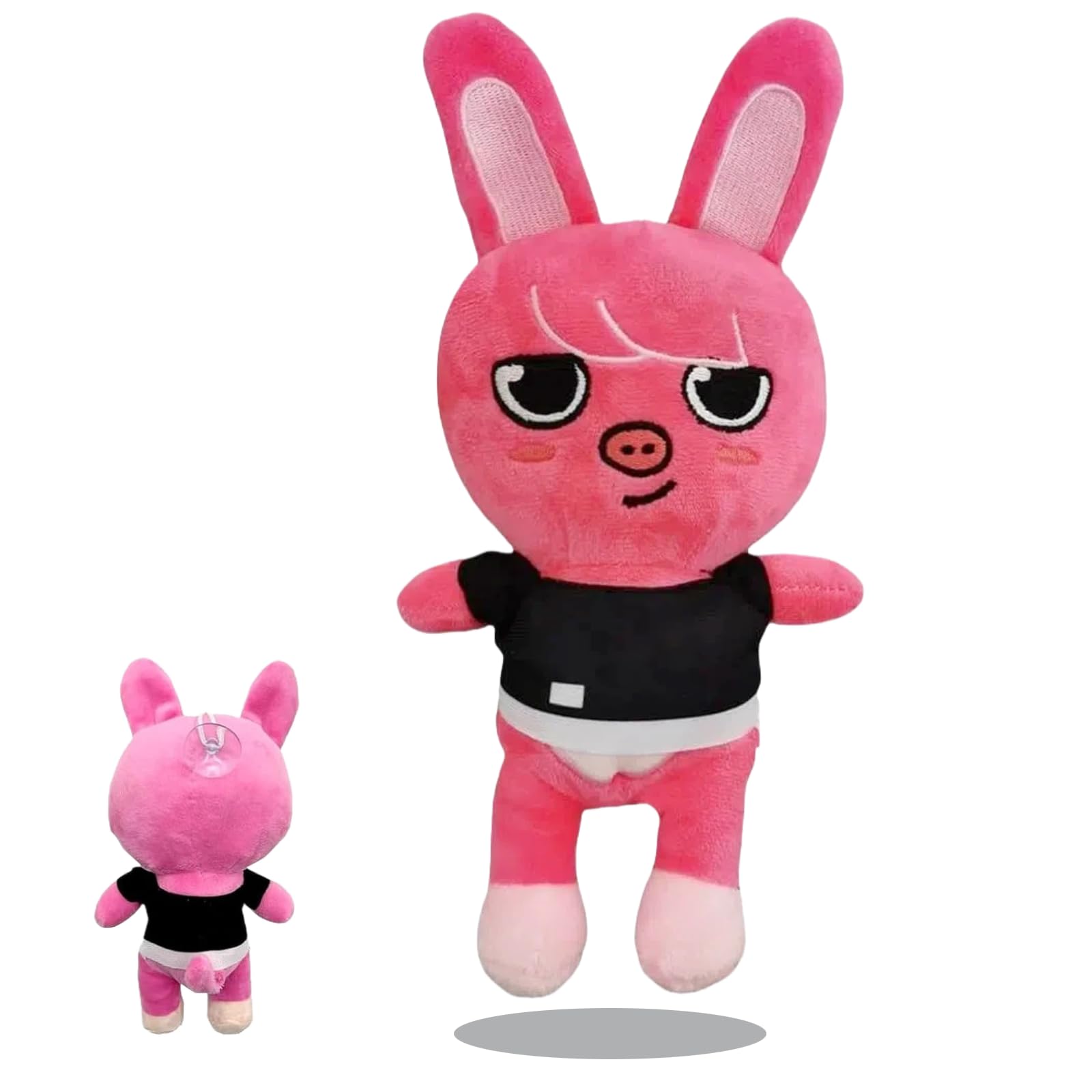 AstraFable Pink Pig Plush, 25cm Cute Soft Stuffed Animal Doll, Mini Plush Figure for Room Decor, Collectible Gift for All Ages