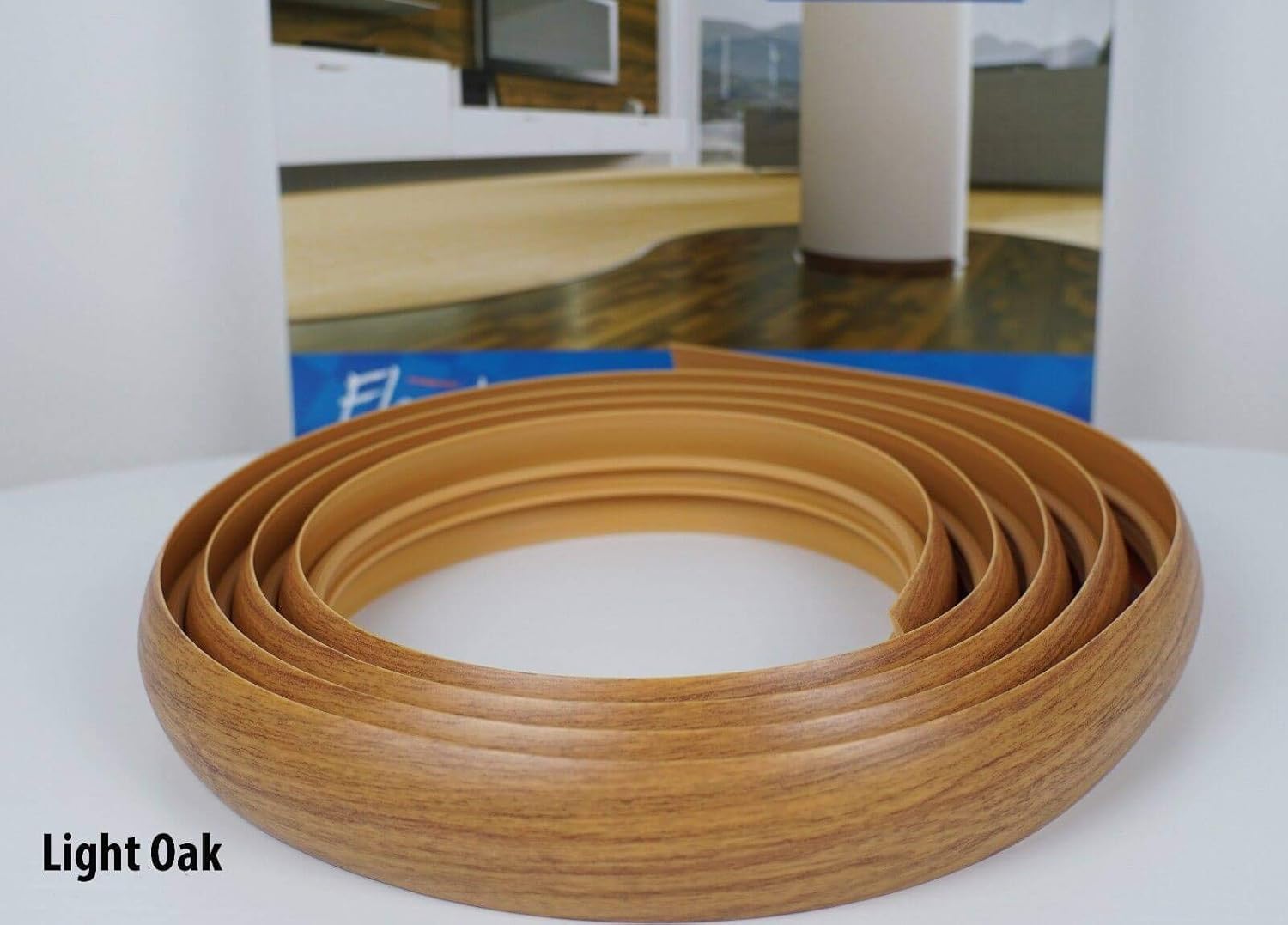 Flexible Flooring Profile 3m And 6m Transition Strip Floor Trim Threshold Tmw Profiles 3m Light Oak