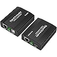 USB 1.1 Extender Over Cat5/Cat6/Cat7 – Up to 200m (656ft) for Low-Speed Devices, 70m for High-Speed Devices, Plug & Play, No External Power, Metal Housing, Compatible with USB 2.0, Hot Swappable