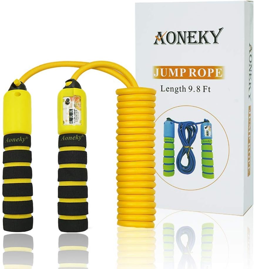 Aoneky Skipping Rope with Counter 