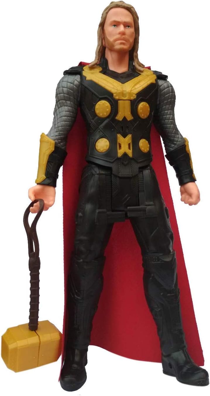 WORLD OF NEEDS ® Super Hero - 12 Inch Action Figure Toy with Sound and Light Effects (Thor)