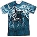 Batman Stormy Knight Sublimated Adult T-Shirt (Adult Large) White