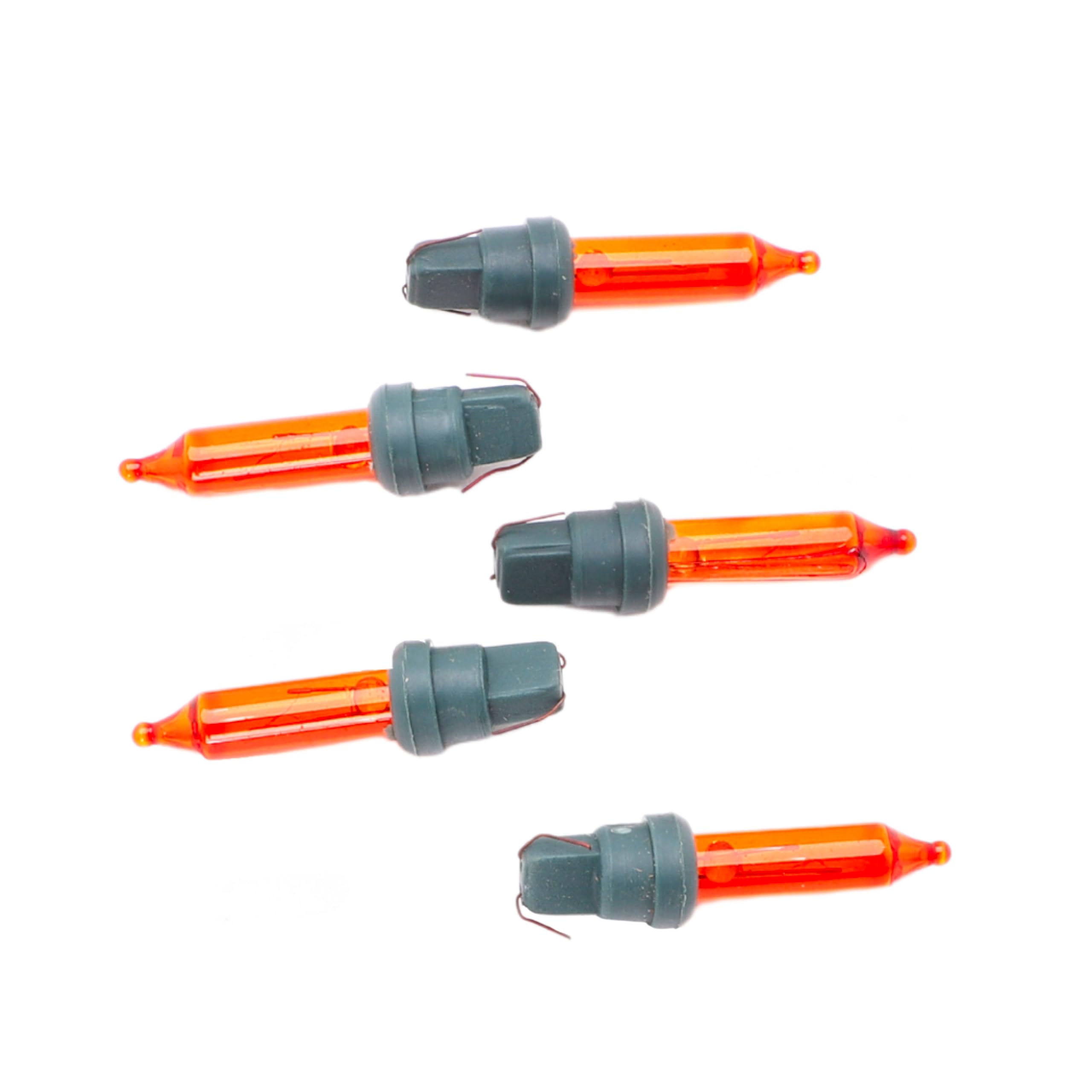 Christmas Concepts® Pack of 5 Red Push in Spare Bulbs - 2.4v 0.18w 0.075a - Replacement Bulbs