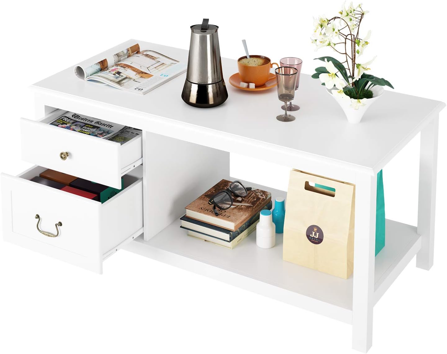 Best two shelf coffee table
