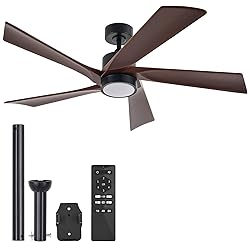 VONLUCE Ceiling Fans with Lights, 52" Ceiling Fan