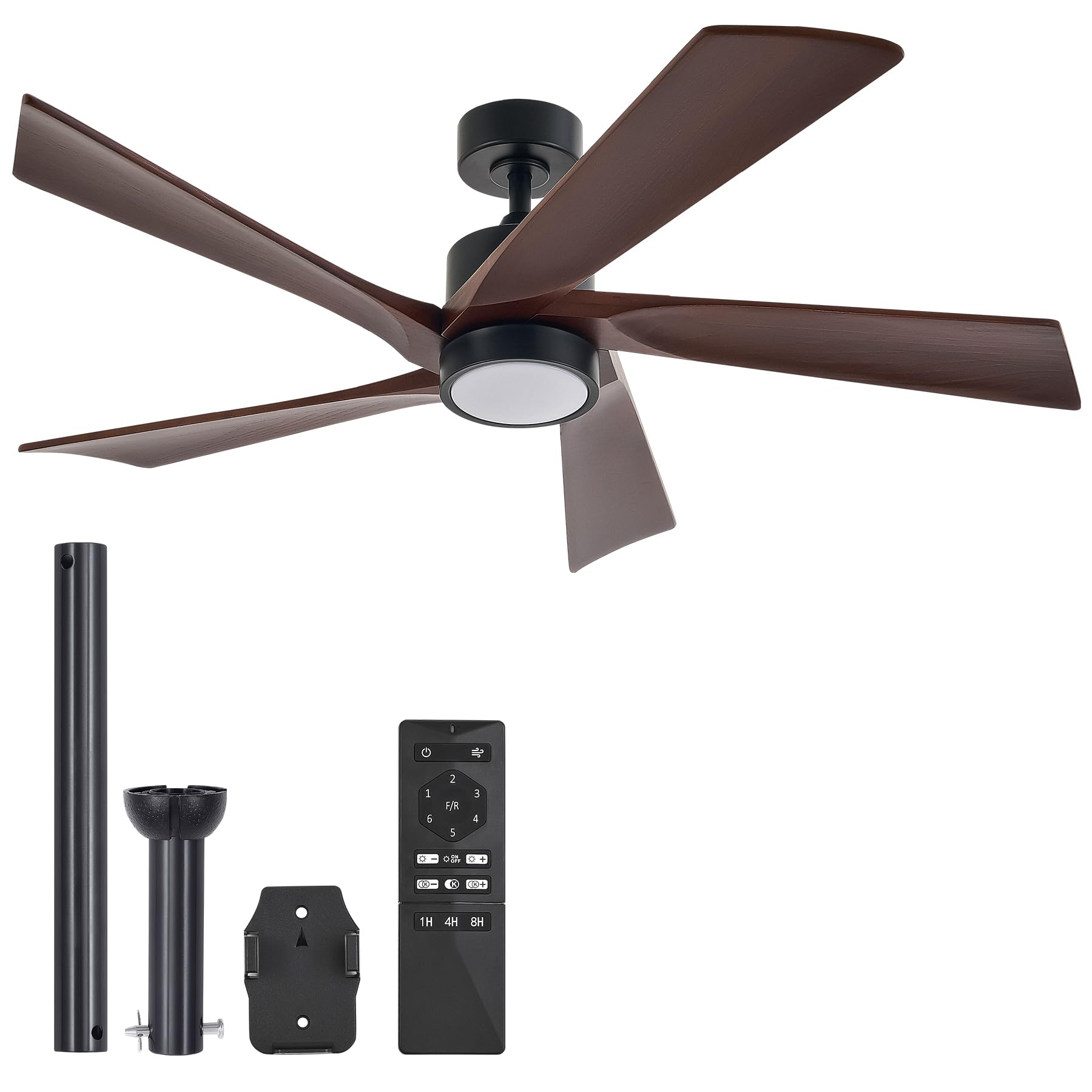 VONLUCE Ceiling Fans with Lights, 52" Ceiling Fan