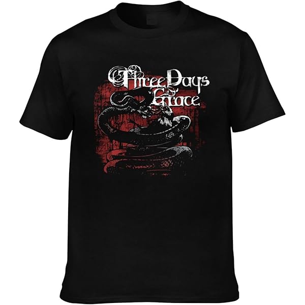 Three Days Grace グラフィックTシャツ ブラック Men's Three Days Grace Band X Logo Black T Shirt : Amazon.ca