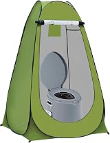 Denny International Portable Pop Up Privacy Tent Green Camping Shower Changing