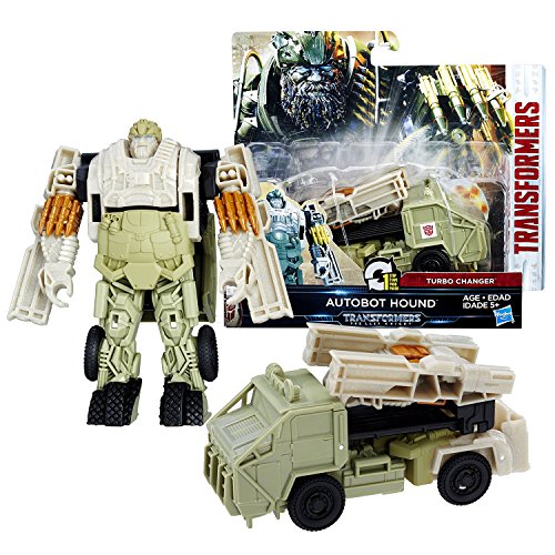 Year 2016 Transformer The Last Knight Movie Series 1 Step Changer 5 Inch Tall Figure - Autobot Hound (Vehicle Mode: Truck)