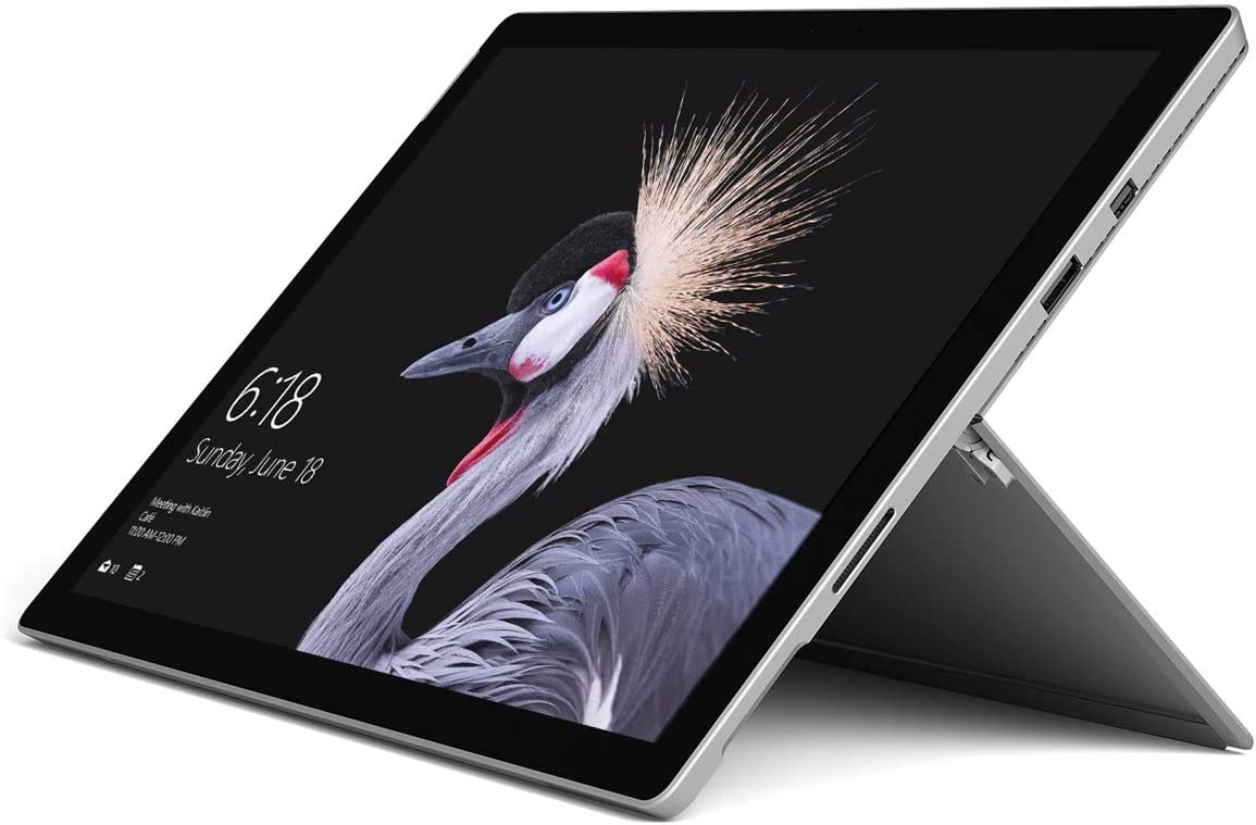 2017 Microsoft Surface Pro 5 with Intel Core m3-7Y30(12.3-inch, 4GB RAM, 128GB SSD) Platinum (Renewed)