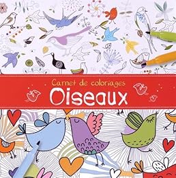Carnet de coloriages oiseaux