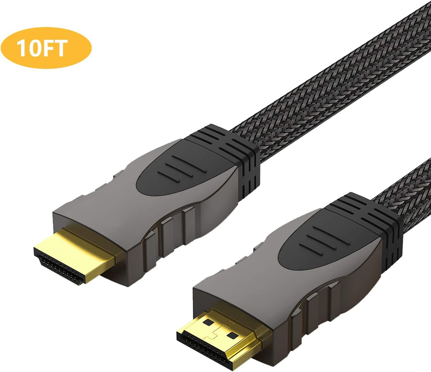 8K HDMI Cable, Megon HDMI 2.1 Cable Support Ultra High Speed 48Gbps 8K@60Hz 4K@120Hz Dynamic HDR & Dolby Atmos HDCP 3D Compatible for PS4 SetTop Box HDTVs Projectors (10 FT)