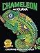 Chameleon and Iguana Coloring Book for Adults: Animals on Beautiful Black Pages for Stress Relieving Unique Design by Rocket Publishing