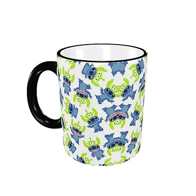 Buy モンスター ステッチ 電子レンジ対応 330cc マグカップ 陶器 耐高温 軽量 おもしろい おしゃれ かわいい キャラクター 男女兼用 子ども Online In El Salvador B08tqb7812