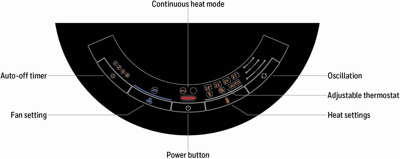 Honeywell TurboForce Power Heater and Fan, Black - Image 5