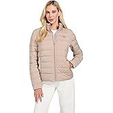GUESS Womens Solid Heavy Diann Puffer Jacket