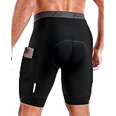 Sportneer Padded Bike Shorts for Men - 4D Padding Mens Bicycle Cycling Biking Clothing Shorts, Breathable and Absorbent