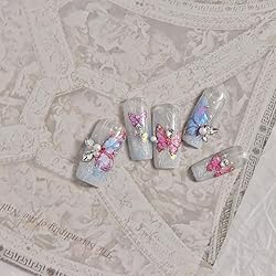 Butterfly Nail Art Stickers Decals Pink Butterfly