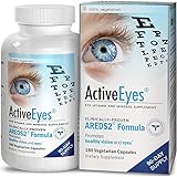 ActiveEyes AREDS 2 Eye Vitamin & Mineral Supplement with Lutein and Zeaxanthin, 180 Vegetarian Capsules