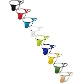 iKingsky Men's G-String Underwear Sexy Low Rise Bulge Y-back Thong Underwear