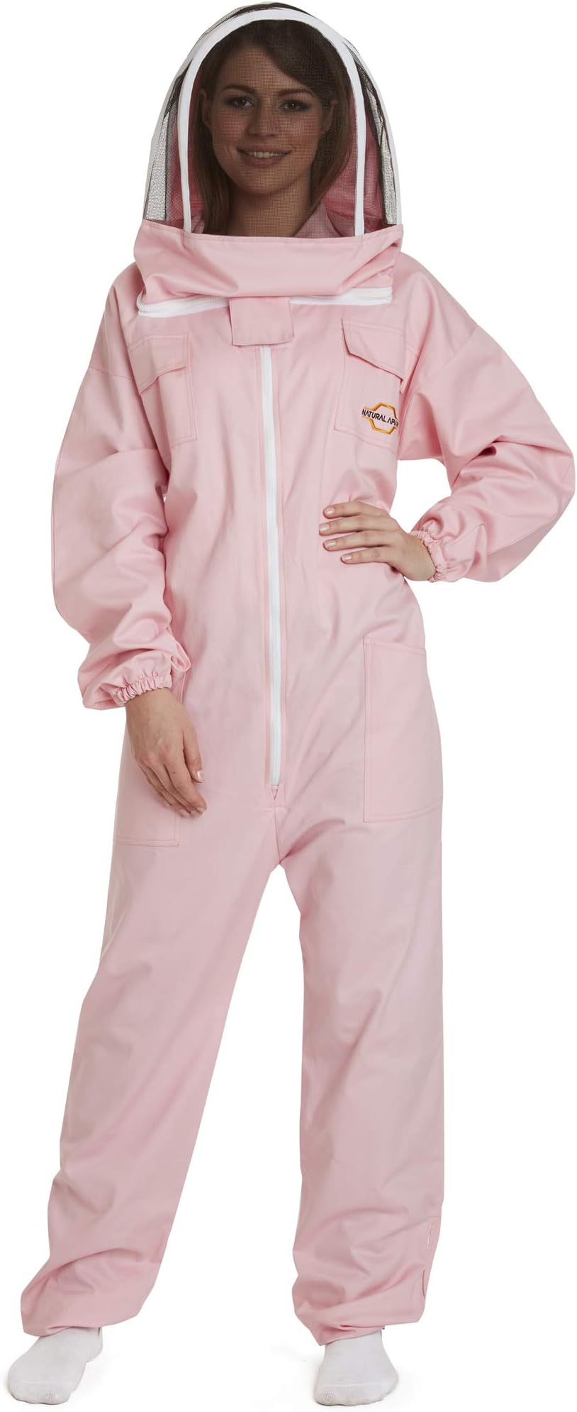 Natural Apiary - Apiarist Beekeeping Suit - Polycotton - Fencing Veil - Total Protection for beekeepers -2XS