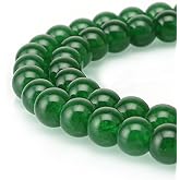 45pcs Adabele Natural Green Jade Healing Gemstone 8mm Round Beads Gem Stone Spacer for Jewelry Making GS15-8
