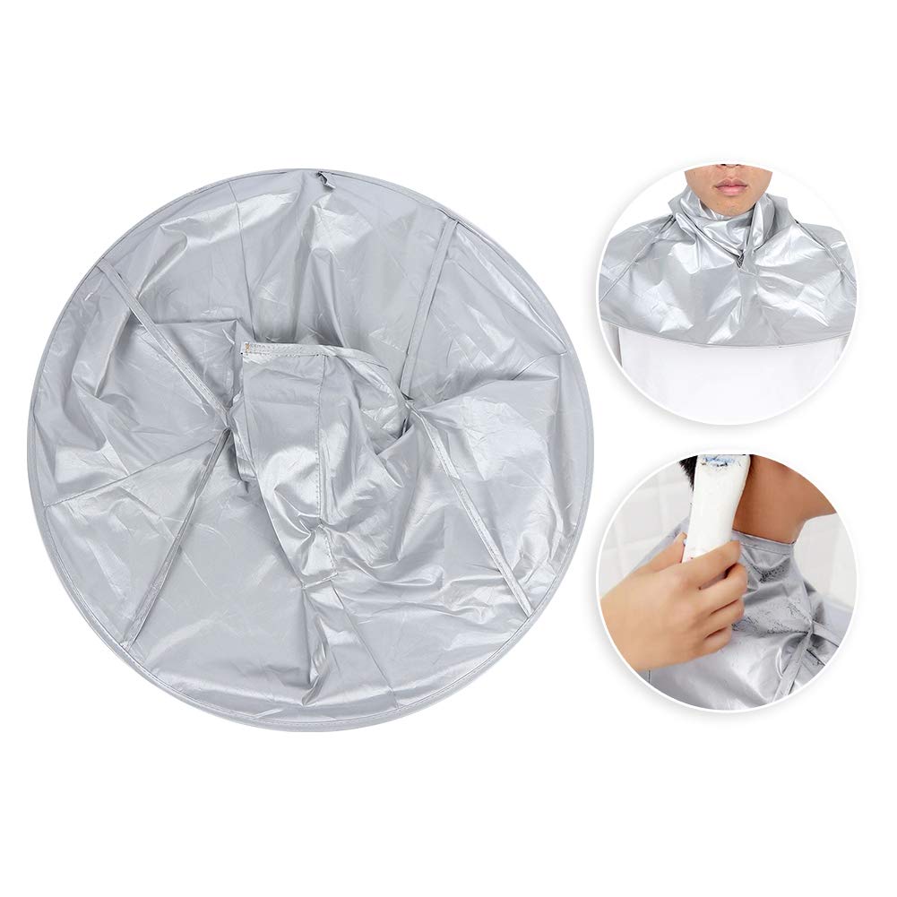 Hair Cutting Cloak Umbrella Cape, Waterproof DIY Hair Cut Catching Cape for Adult Barber Hairdressing